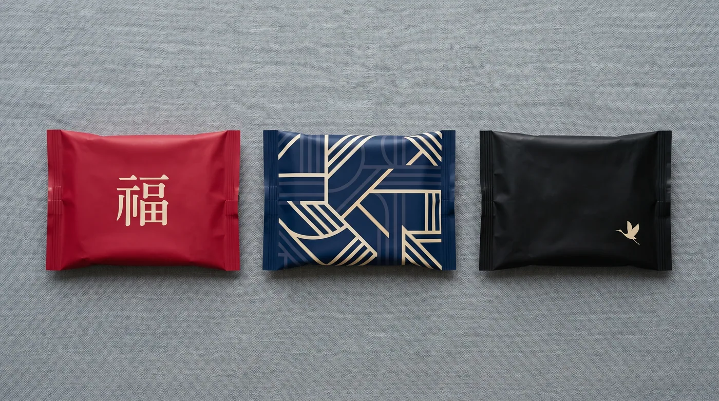 The three Nongshim anchors — Shin Ramyun (red), Chapagetti (navy), and Neoguri (matte black with the bear silhouette). Three different broths, three different noodle cuts, but all designed to share a Korean home pantry