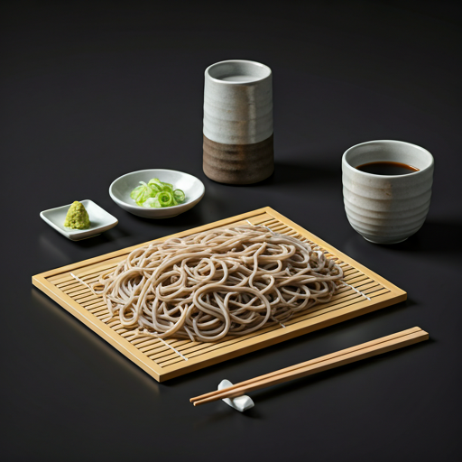 Soba noodle dish