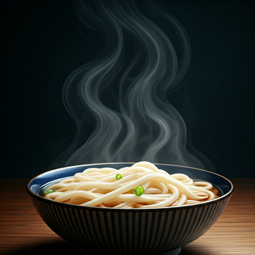 Udon noodle dish