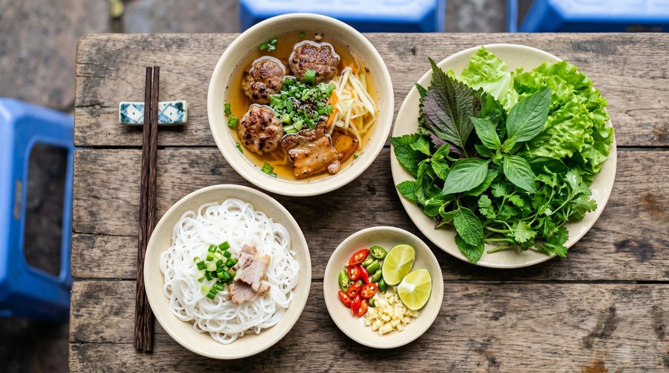 Bun Cha: Hanoi's Grilled Pork and Cold Vermicelli Bowl, Explained