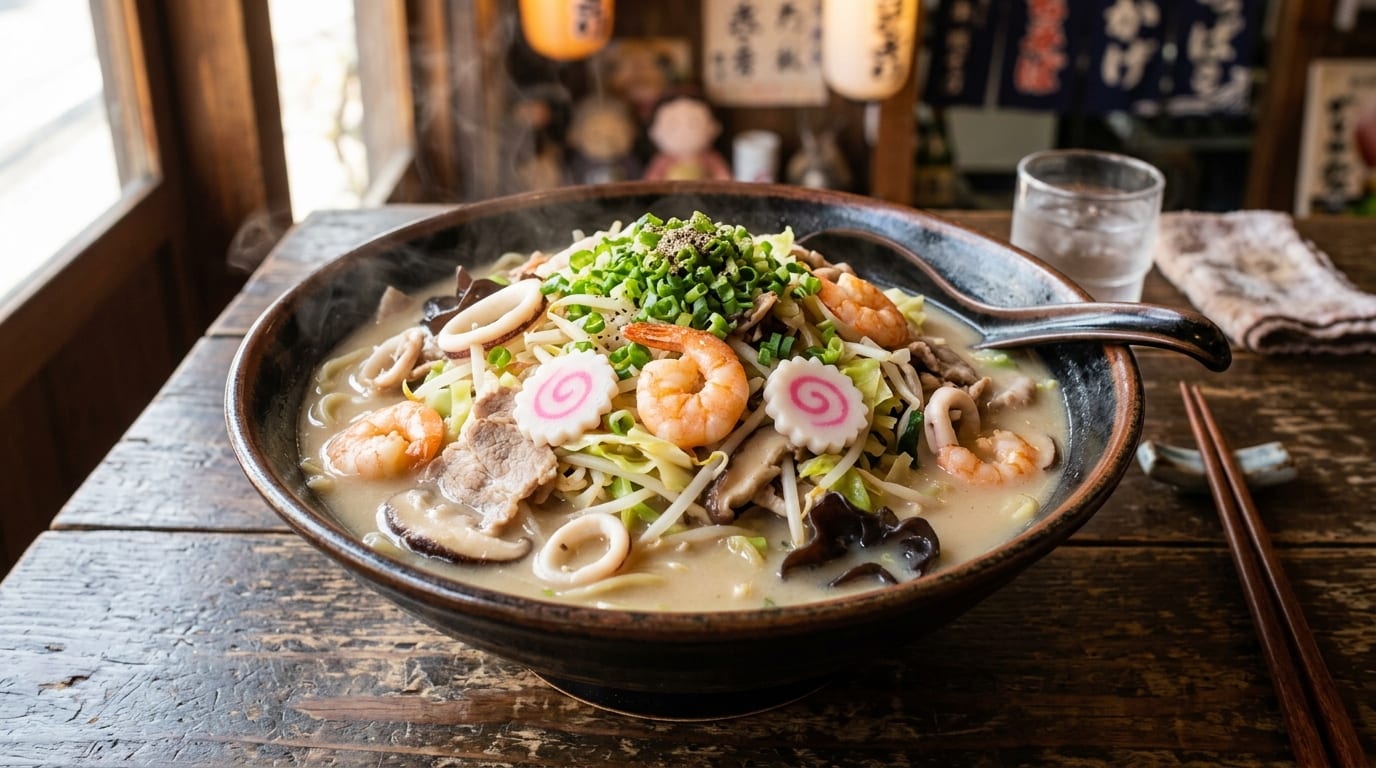 Champon Noodles: Nagasaki's Milky Pork-Seafood Soup, Explained