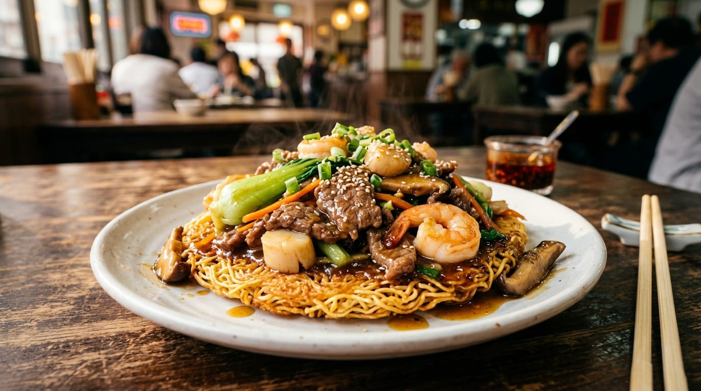 Chow Mein Noodles: Cantonese Wok-Fried Crispy Edges, Explained
