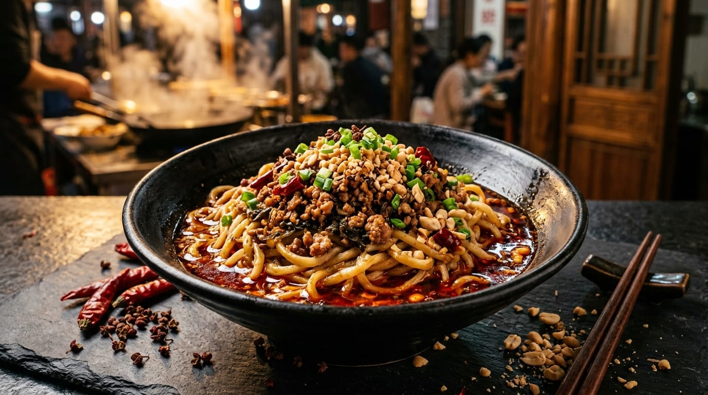 Dan Dan Noodles: Sichuan's Numbing Chili-Sesame Bowl, Explained