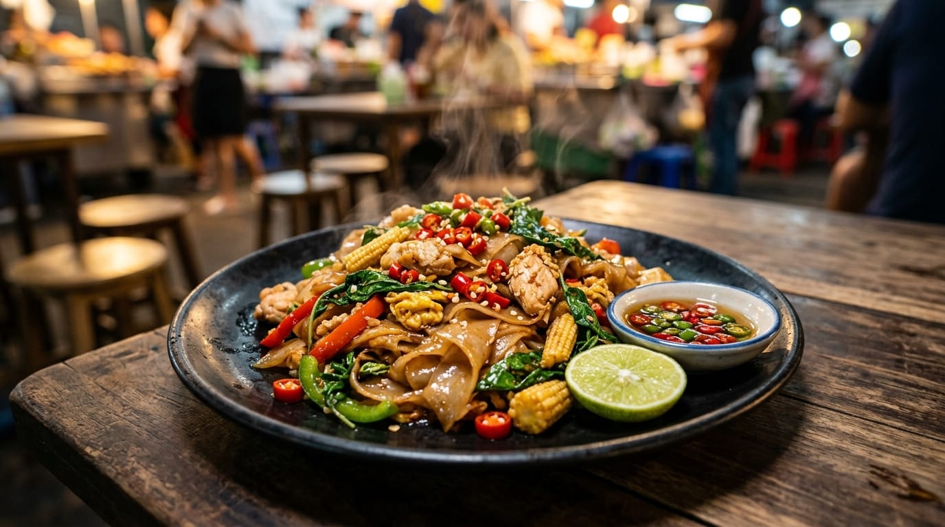 Drunken Noodles: Thailand's Wide-Rice Basil Stir-Fry