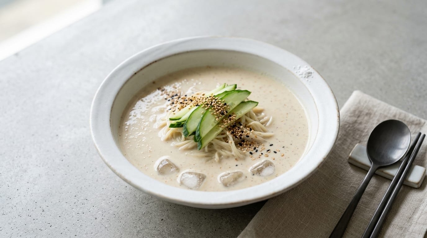 Kongguksu: Korea's Cold Soybean-Milk Noodle Bowl, Explained