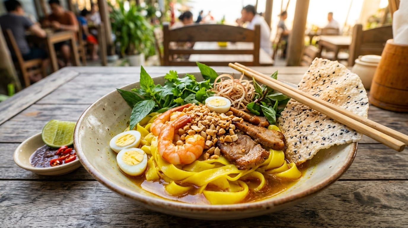 Mi Quang: Da Nang's Turmeric-Yellow Rice Noodle Plate, Explained