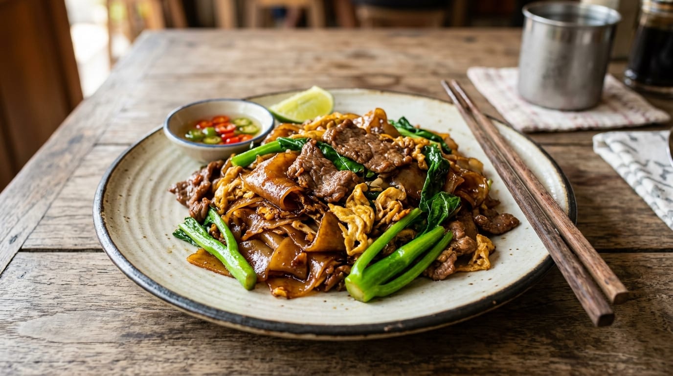 Pad See Ew Noodles: Thailand's Sweet Dark-Soy Stir-Fry